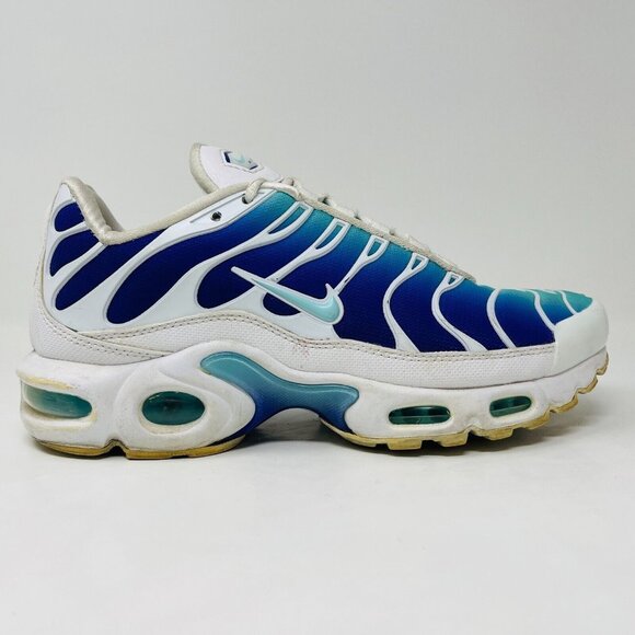 Nike Womens Air Max Plus TN SE 'Bleached Aqua' Running Shoes Size 7.5 AQ9979-100 - Picture 1 of 13